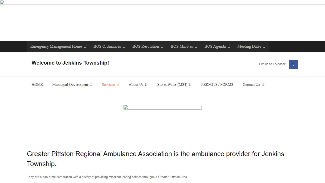 Ambulance Welcome to Jenkins Township!